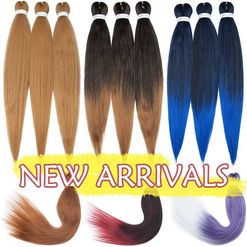 EZ Braid Hair Pre-Stretched Braiding Hair Extensions Long Smooth Natural Braids