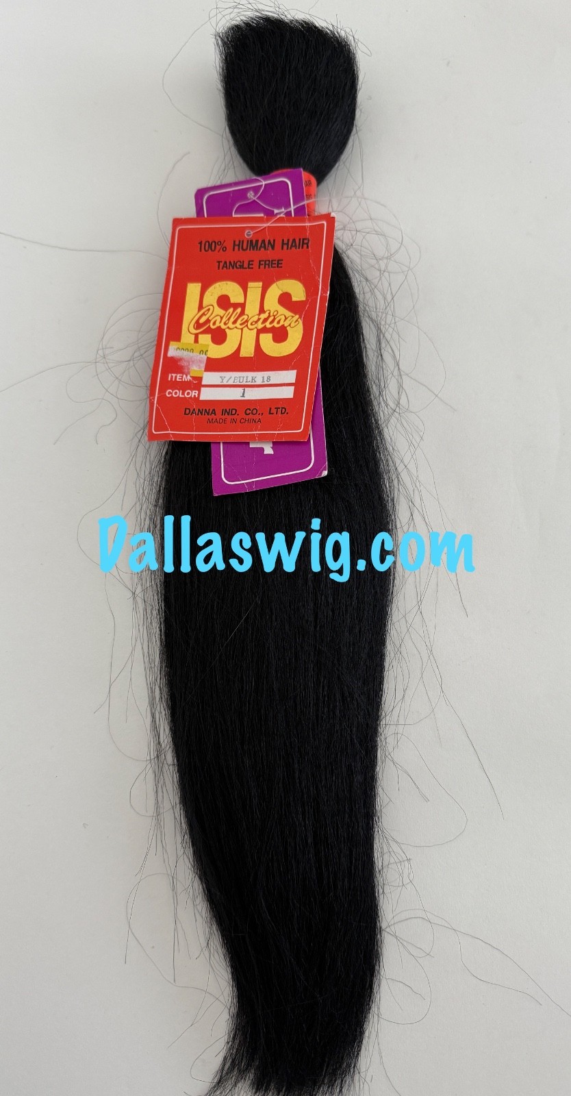 Closeout Isis 100% Human Natural Soft Yaki Bulk 18″ Bulk Braiding Hair