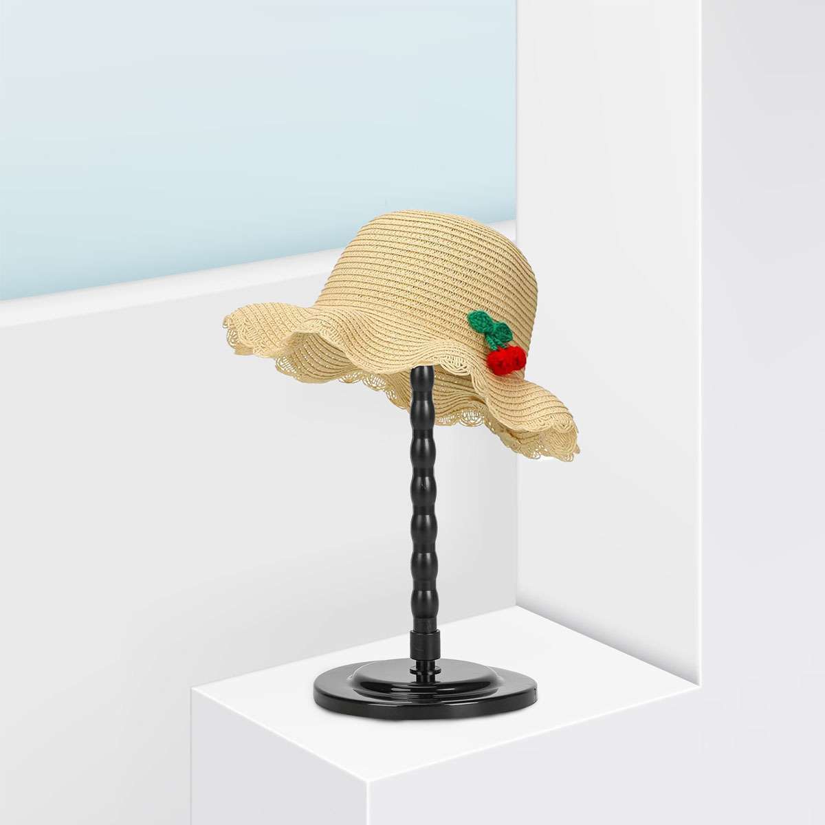 Wig Stand Plastic Hat Display Wig Head Holders Mannequin Head/Stand Portable Wig