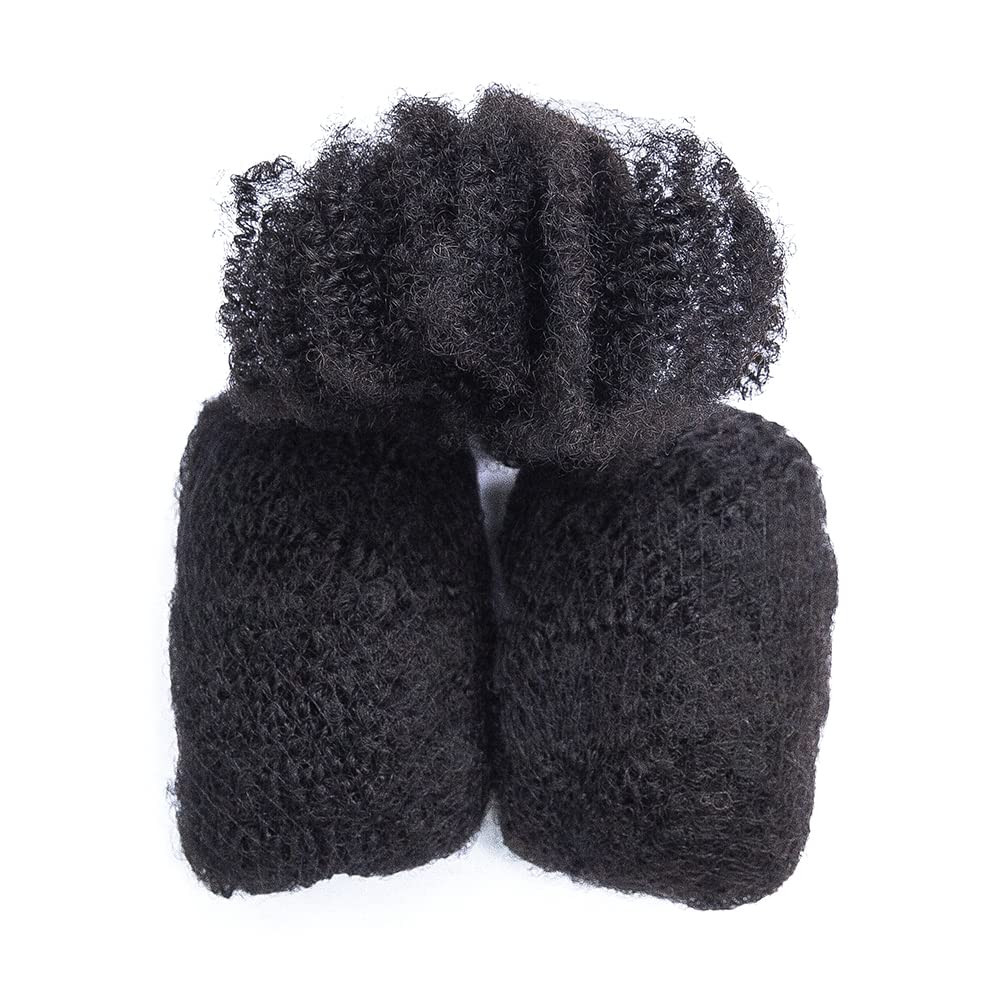JOJOLOVEU 100% Human Hair Kinky Curly Crochet Hair Afro Bulk For Dreadlock Ex…