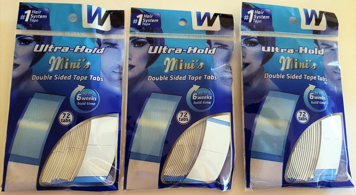 Walker Ultra Hold Tape Mini’s Double Sided Tape 216 Tabs, Wig, Toupee, Hairpiece