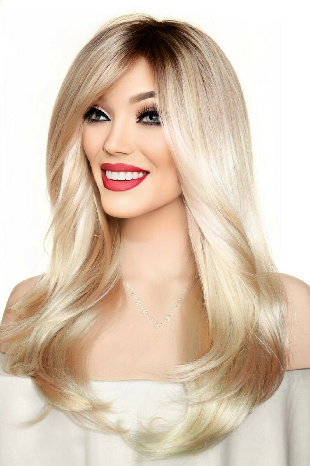 Lennox | Rene of Paris Wigs | Lace Front | Lace part | Long | Pastel Rainbow R