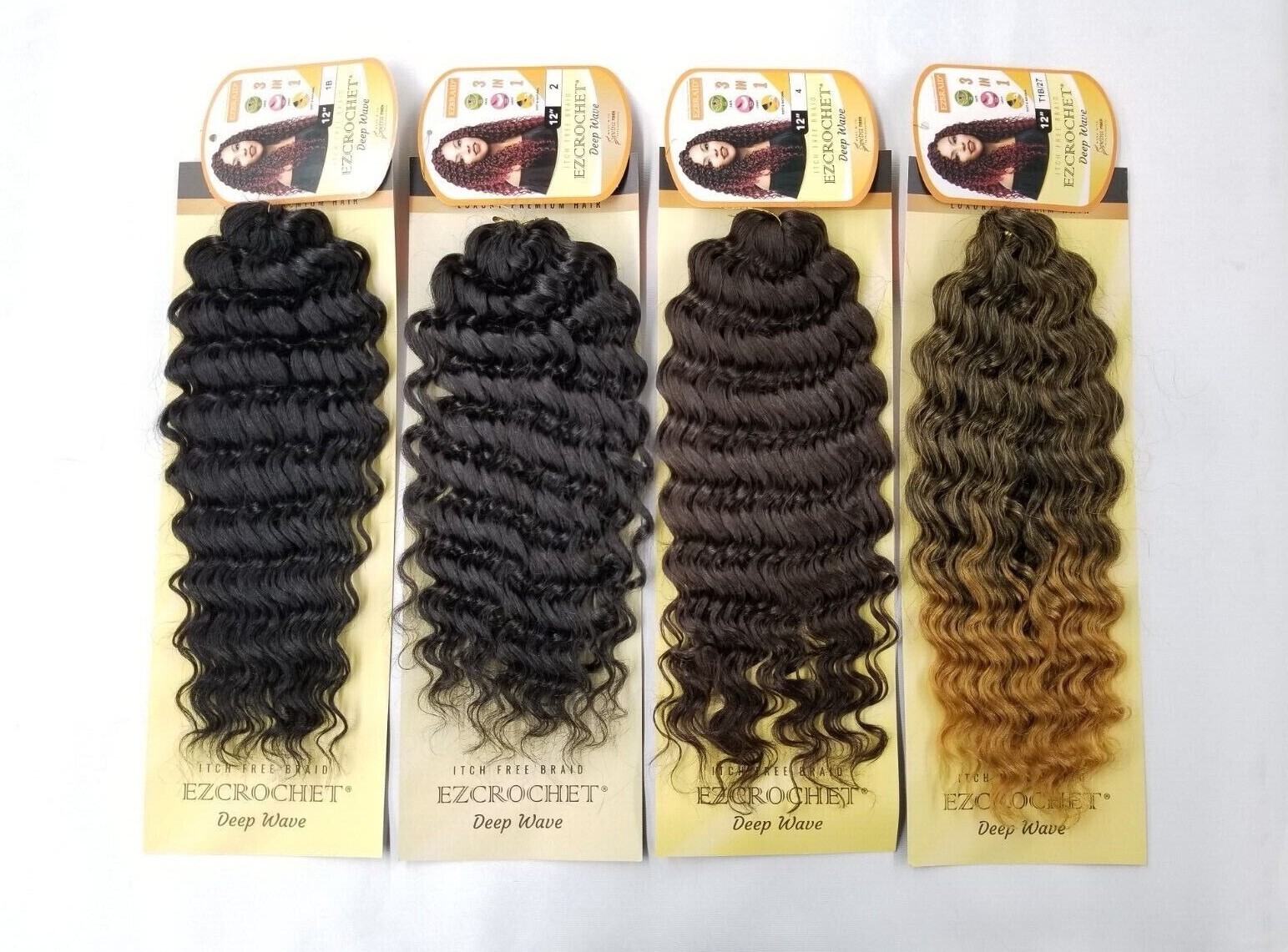 I&I Hair Innocence EZCROCHET Deep Wave Braiding Hair Spectra 12″