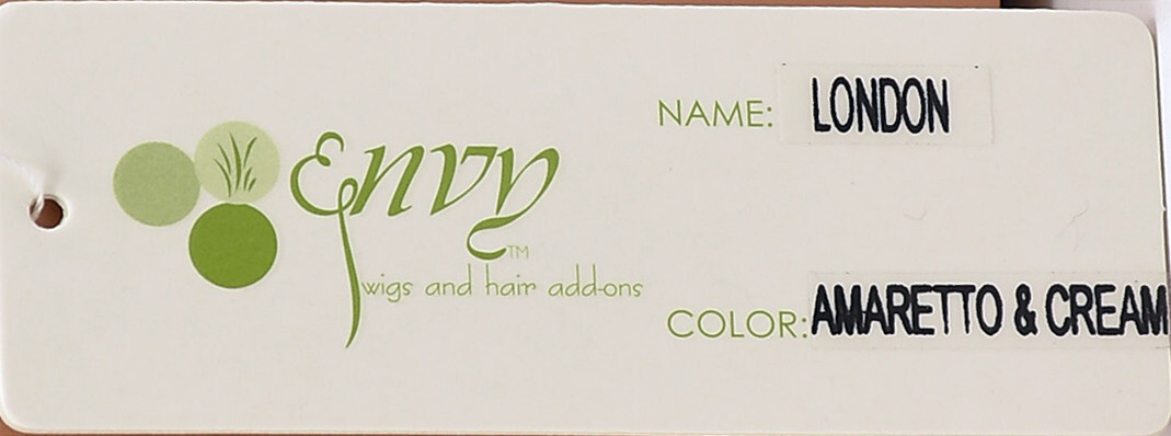 LONDON Wig by ENVY, Amaretto & Cream, *CLEARANCE!* Mono Part & Lace Front, NEW