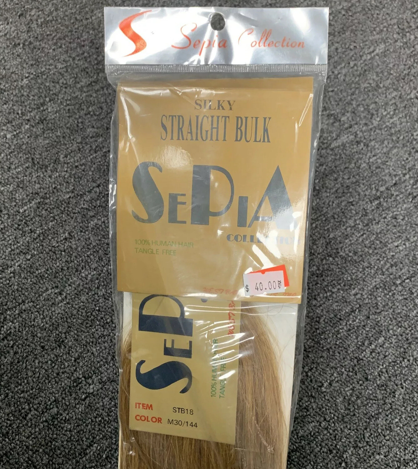 Sepia 100% Human Hair ~ Silky Straight Bulk 18″ Length ~ STB18 ~ Choose Color