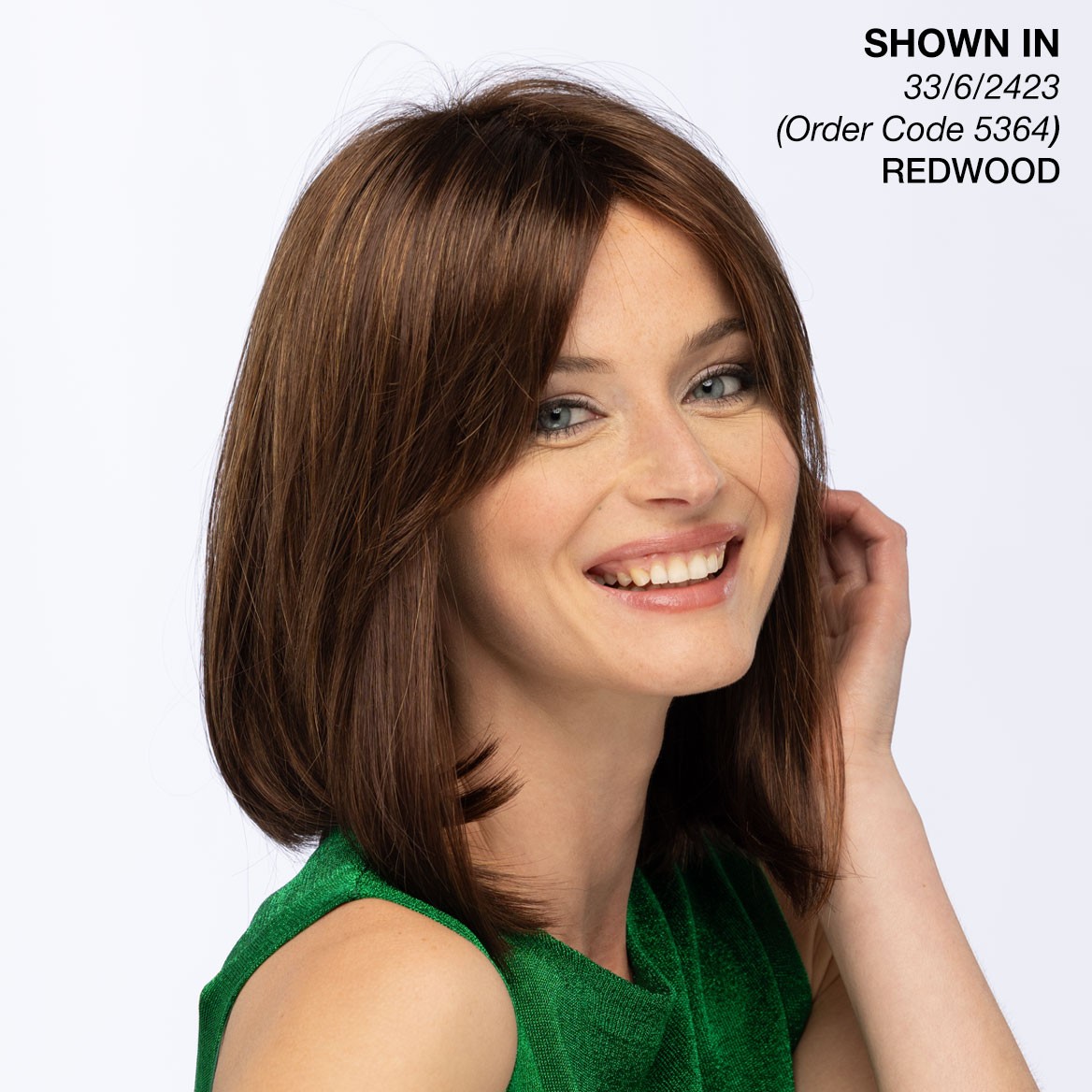 Paula Young® Synthetic Bonnie Wig, Redwood, Average