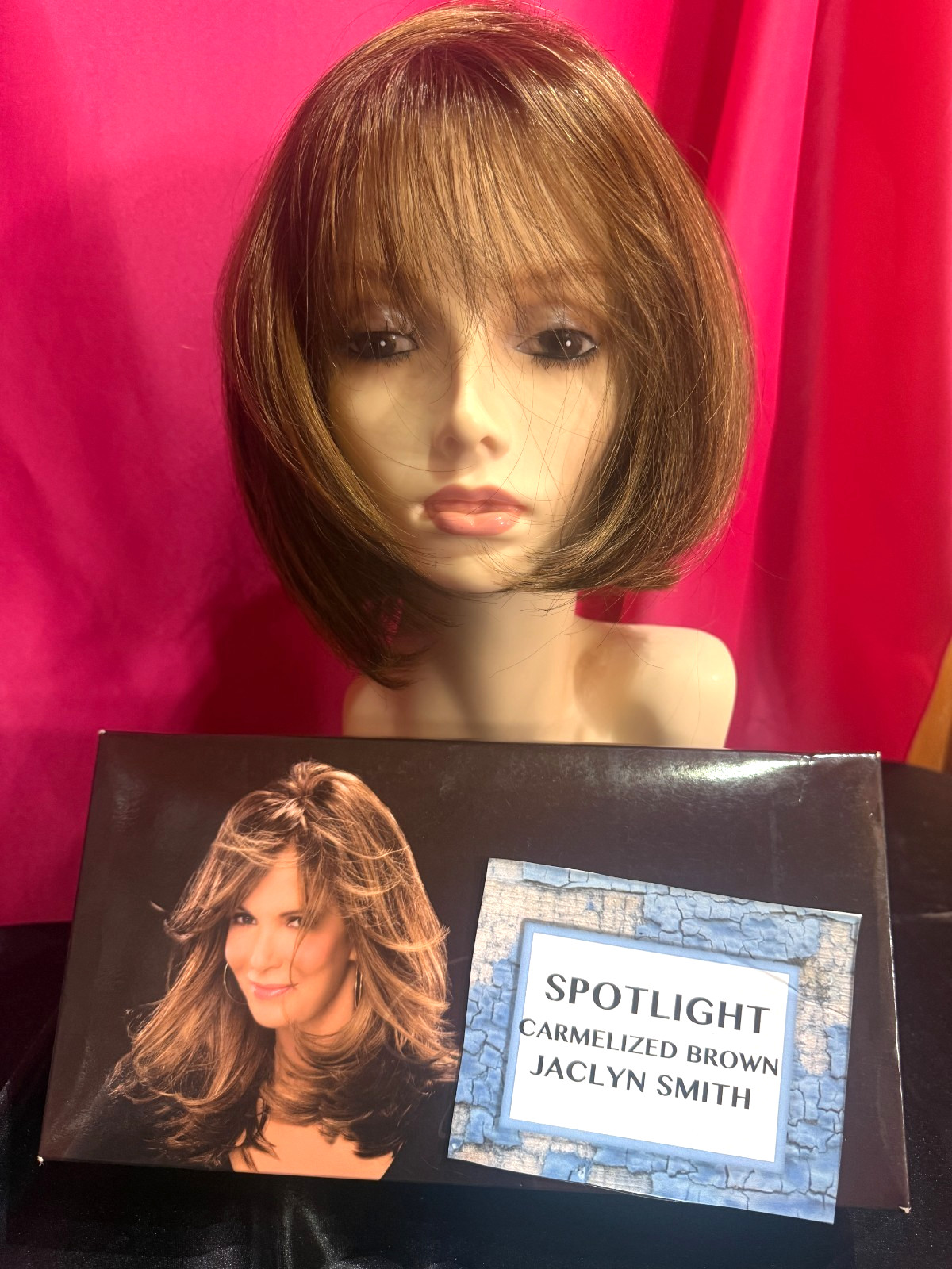 Jaclyn Smith Wig “Spotlight” Caremlized Brown NEW WITHOUT TAGS