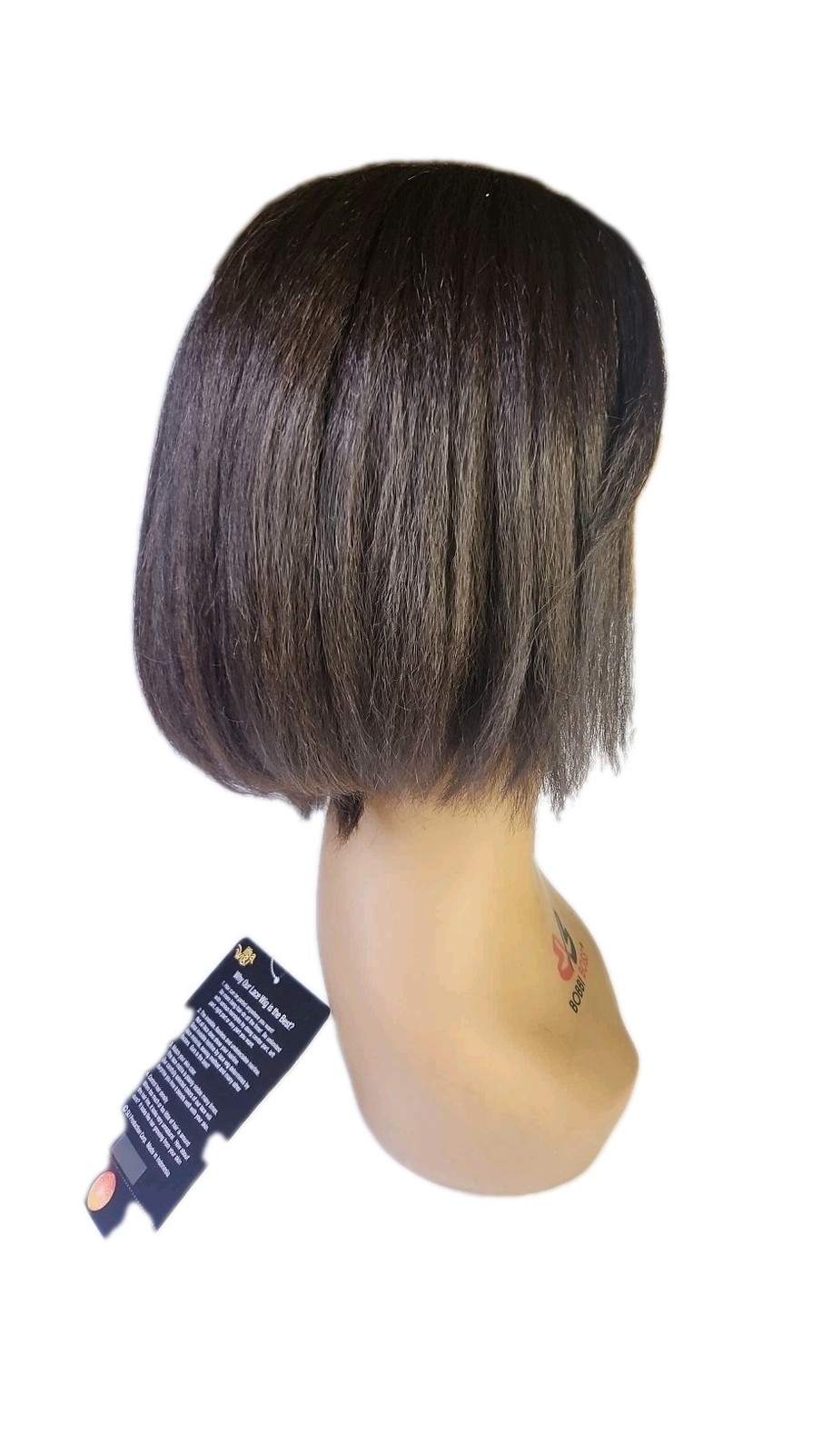 It’s a wig Swiss Lace Front Style Swiss Color P4/30 Medium Brown Wig .