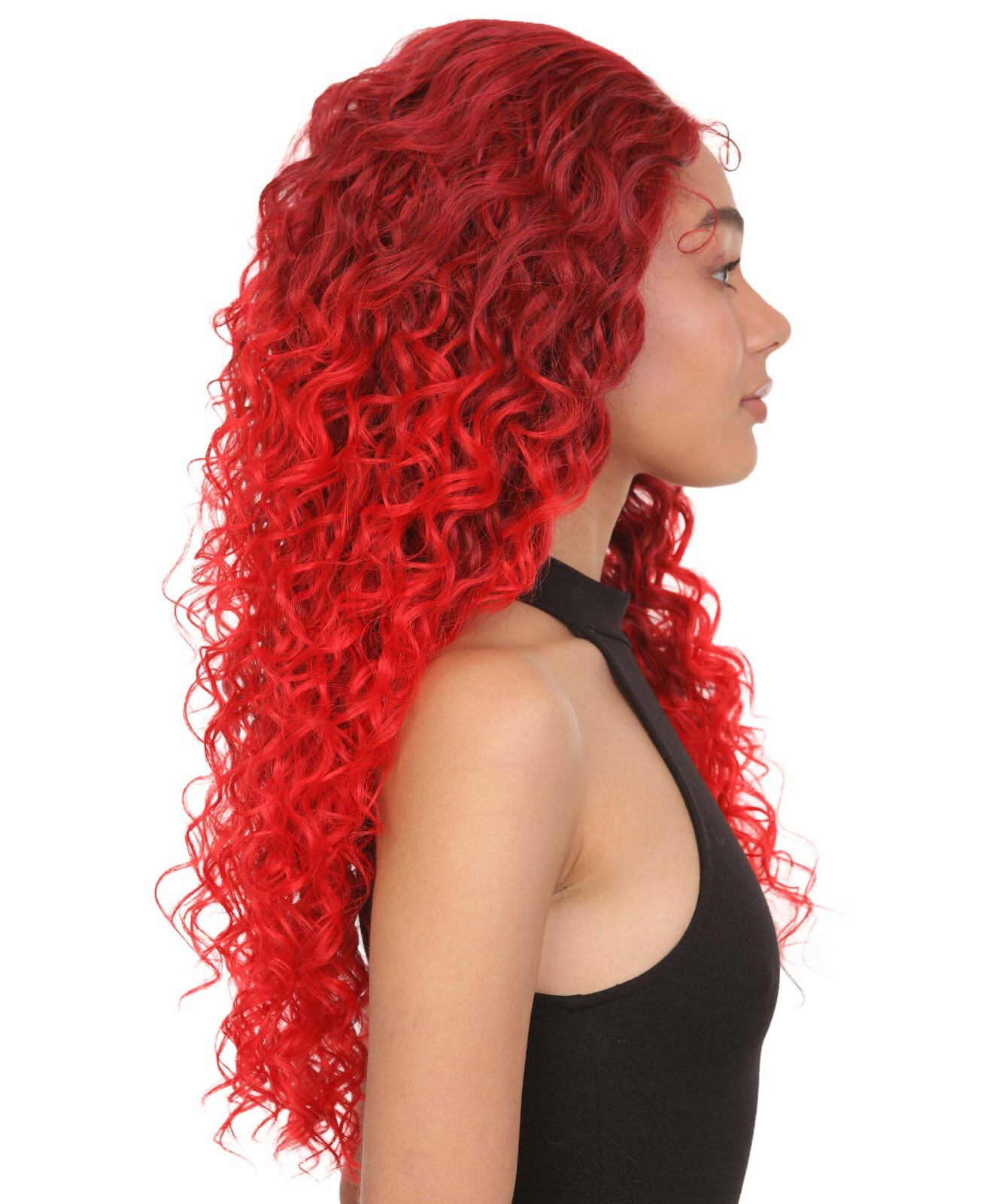 LUXLUXE Carrie Curly 24 in Lace Front Wig Heat Resistant Synthetic Fiber BL-0159