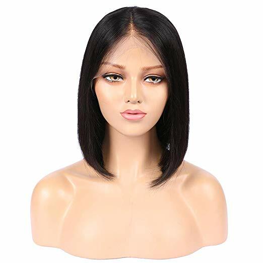 Lace Closure BOB Wig Straight/Curly 150% Density 100 Human Virgin Hair