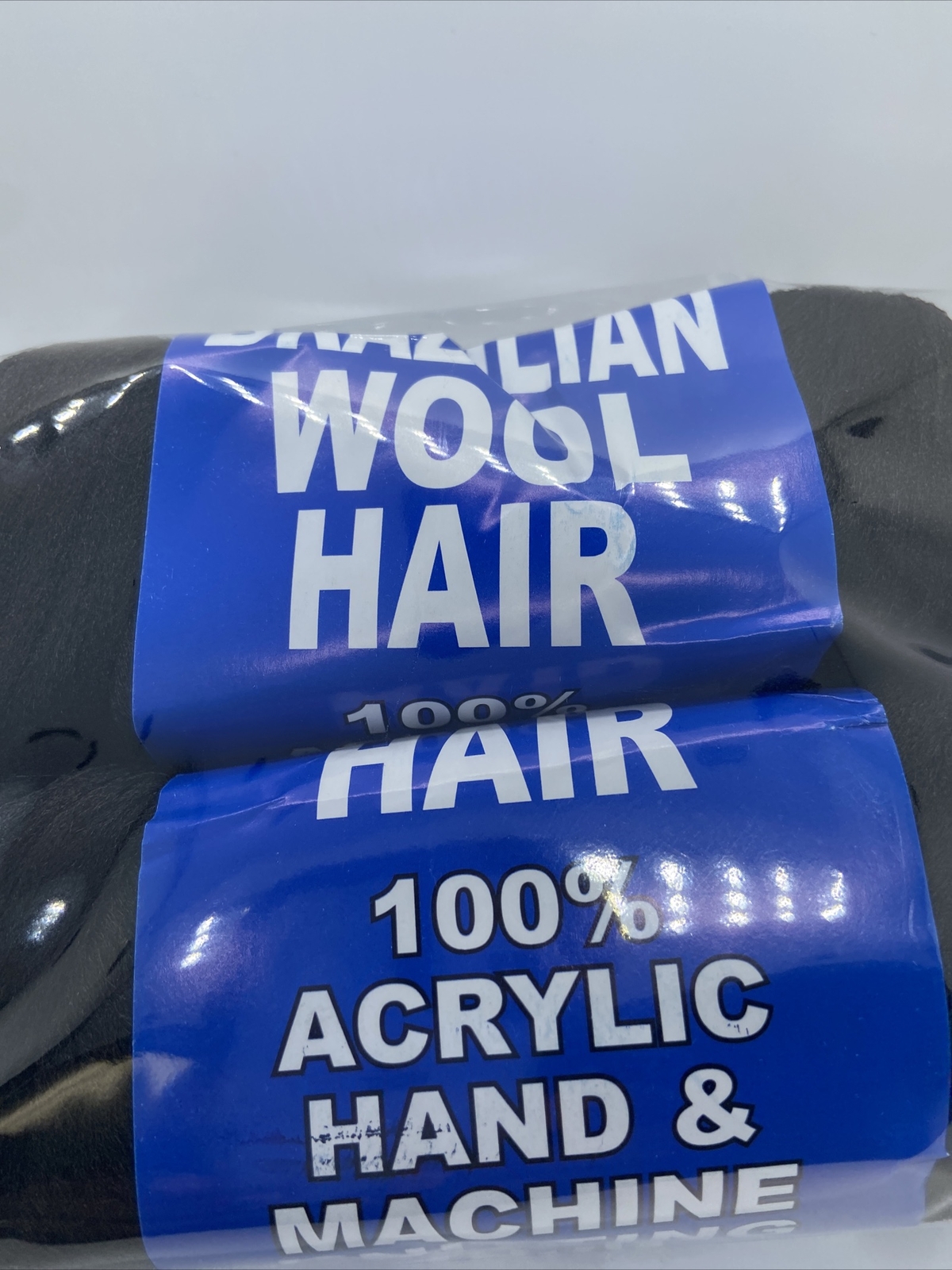 2 Rolls Brazil Brazilian Wool Hair Yarn for Braiding and Weaving 200G