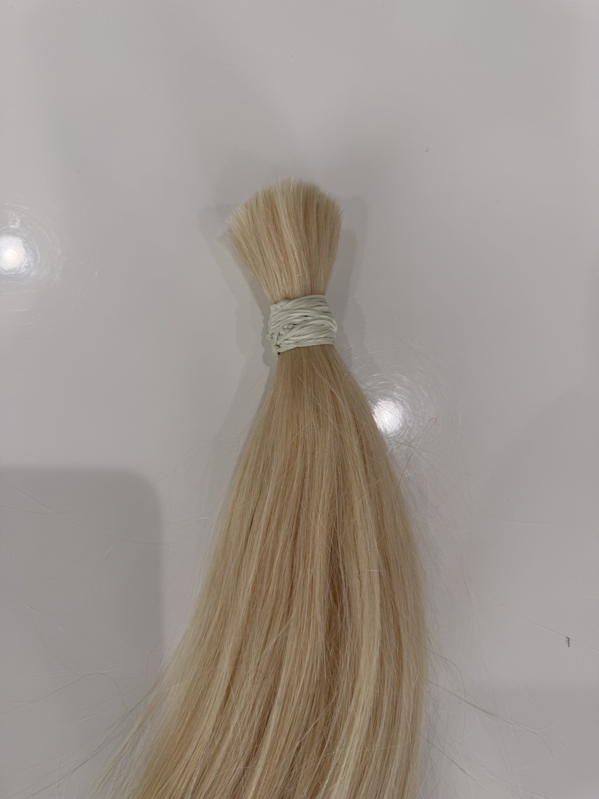 Human Hair Slavic Natural Hair for Extensions 100g/24in 60cm Gold Blond Colour