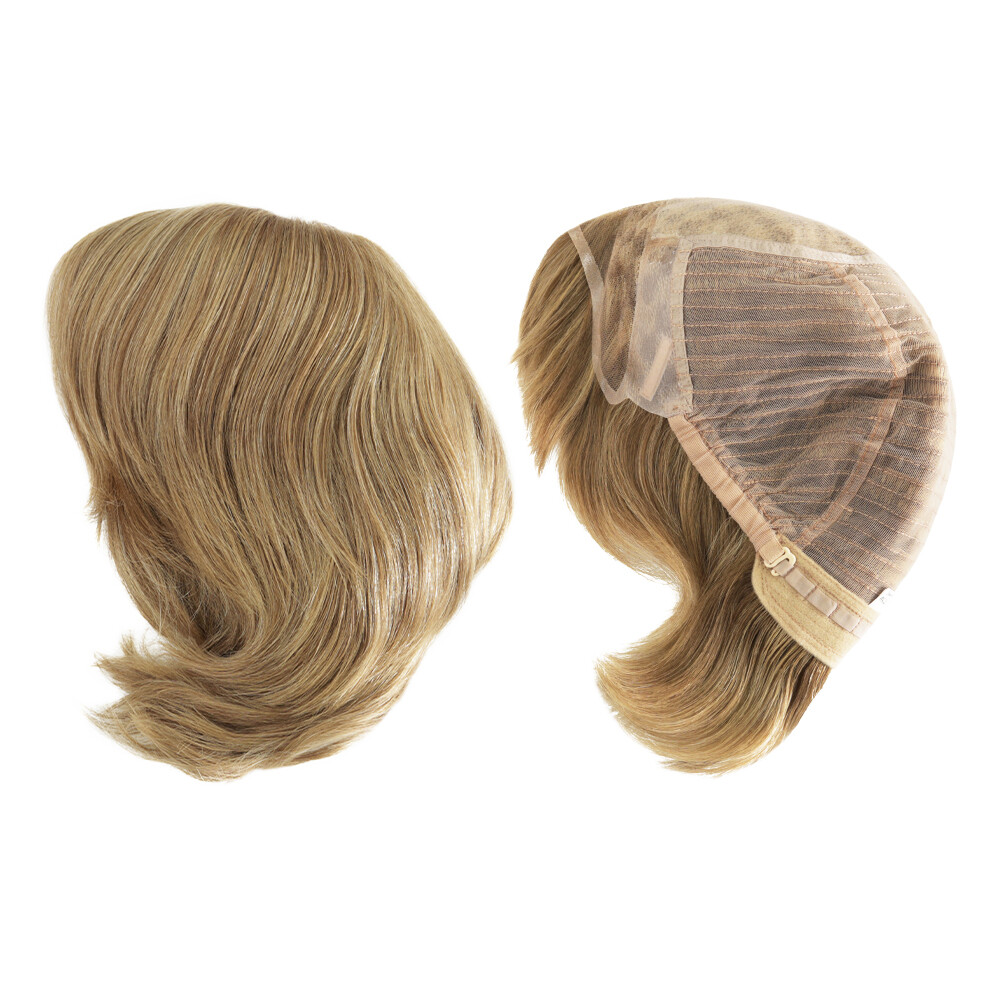 Women Wigs European Virgin Human Hair Systems French Lace Front Injection EW40