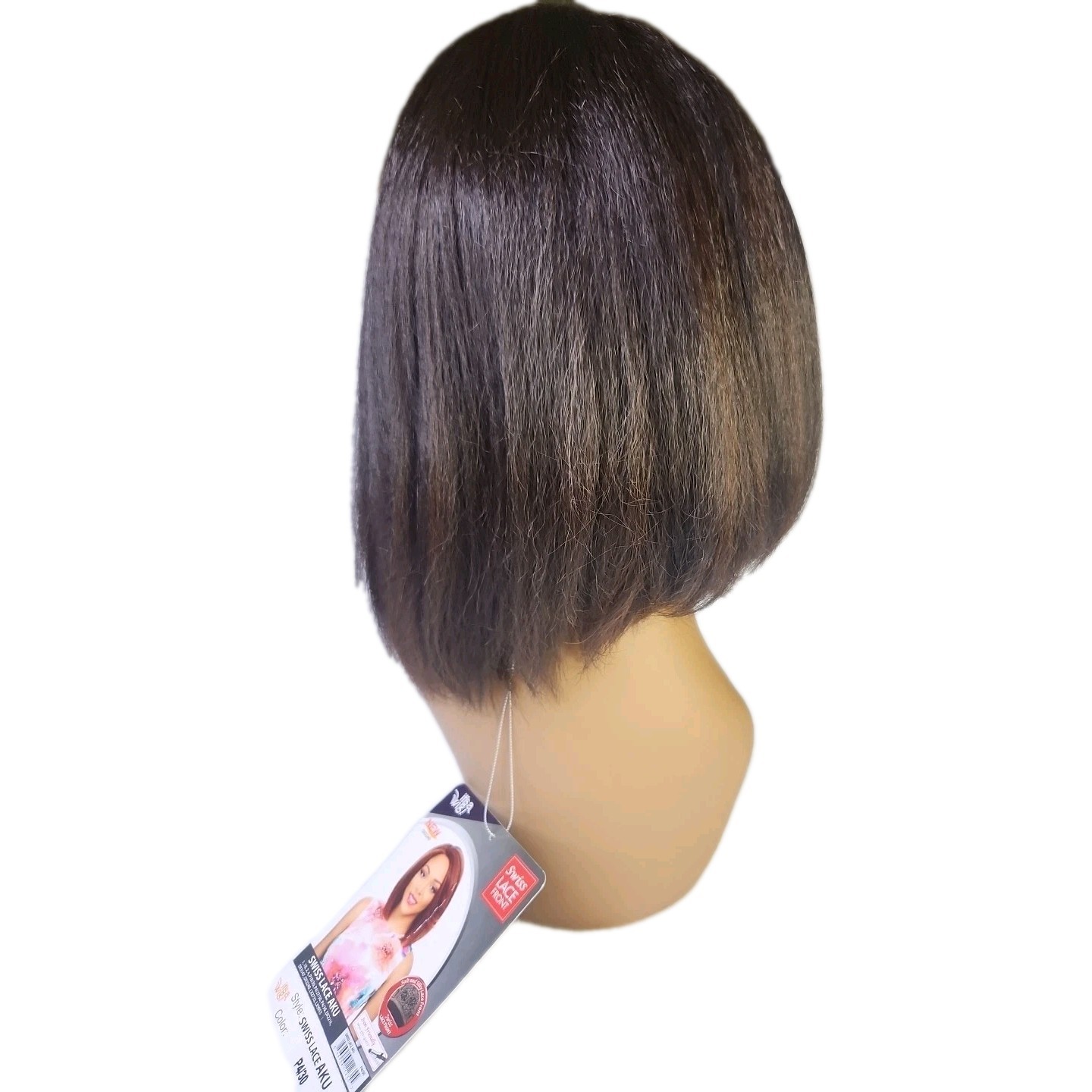 It’s a wig Swiss Lace Front Style Swiss Color P4/30 Medium Brown Wig .