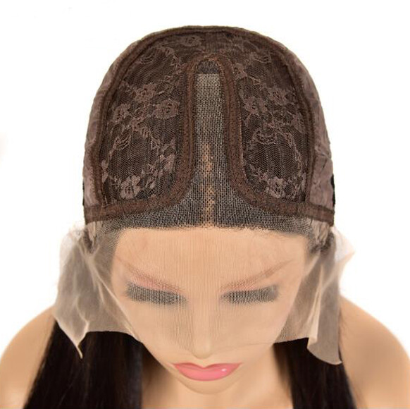 Highlight Blonde Straight Wig 100% Human Hair T Part Lace Frontal Wig Natural