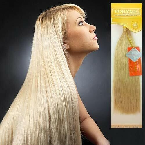Bohyme Gold Silky Straight Remy Human Hair Extentions 16″ color D14/BL22A