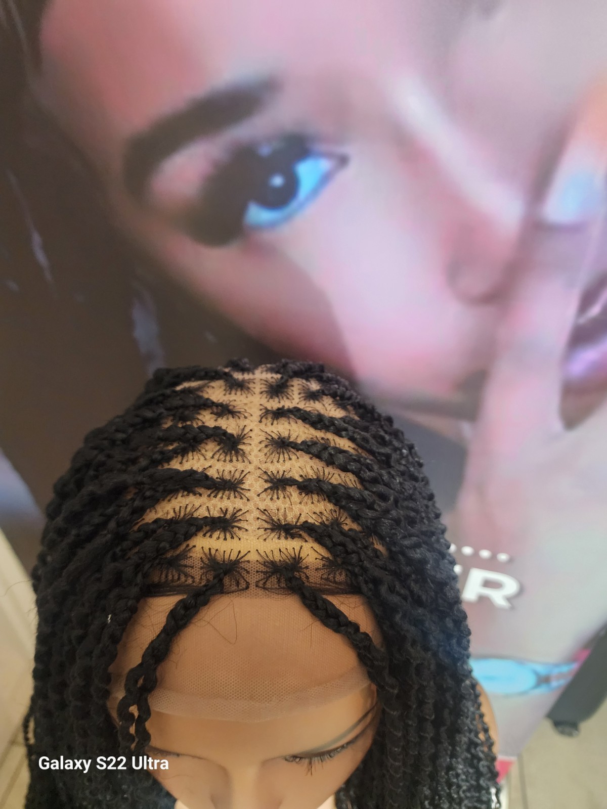 Black Synthetic Hair Full Lace Wig With Baby Hair