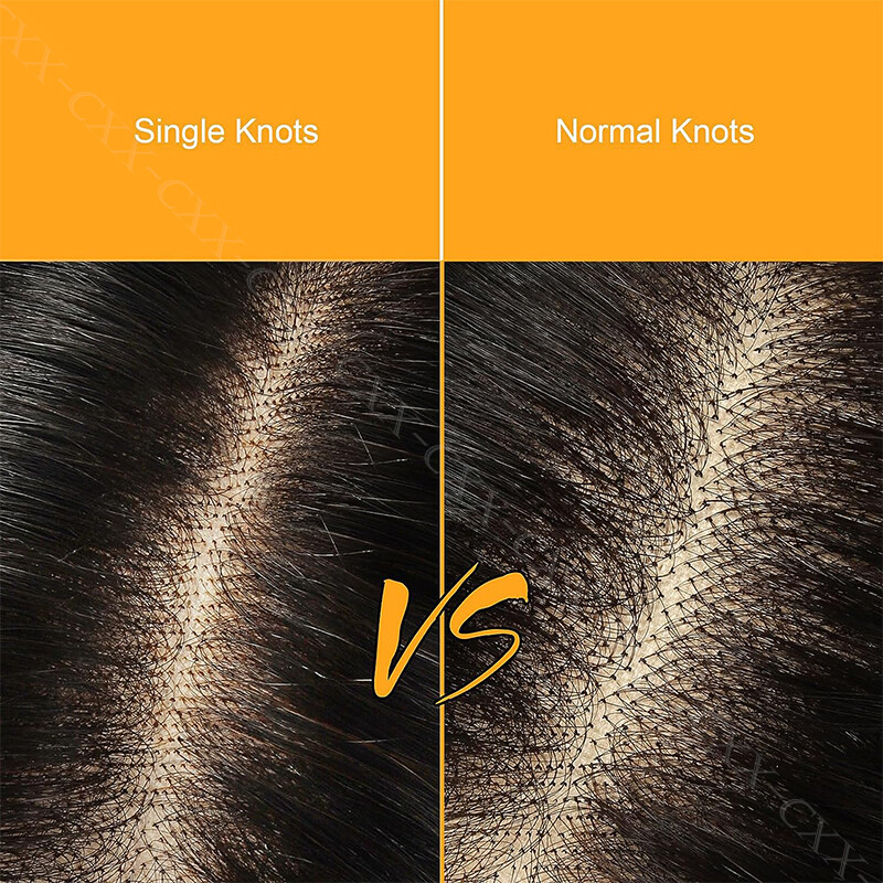 Forehead Frontal Hairpiece Mens Toupee Hairline V Loop Replacement System Women