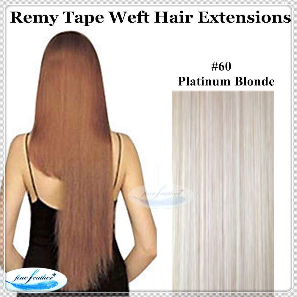 22″ Indian 100% Remy Human Tape in 6A Hair Extensions Black/Brown/Blonde 20pcs