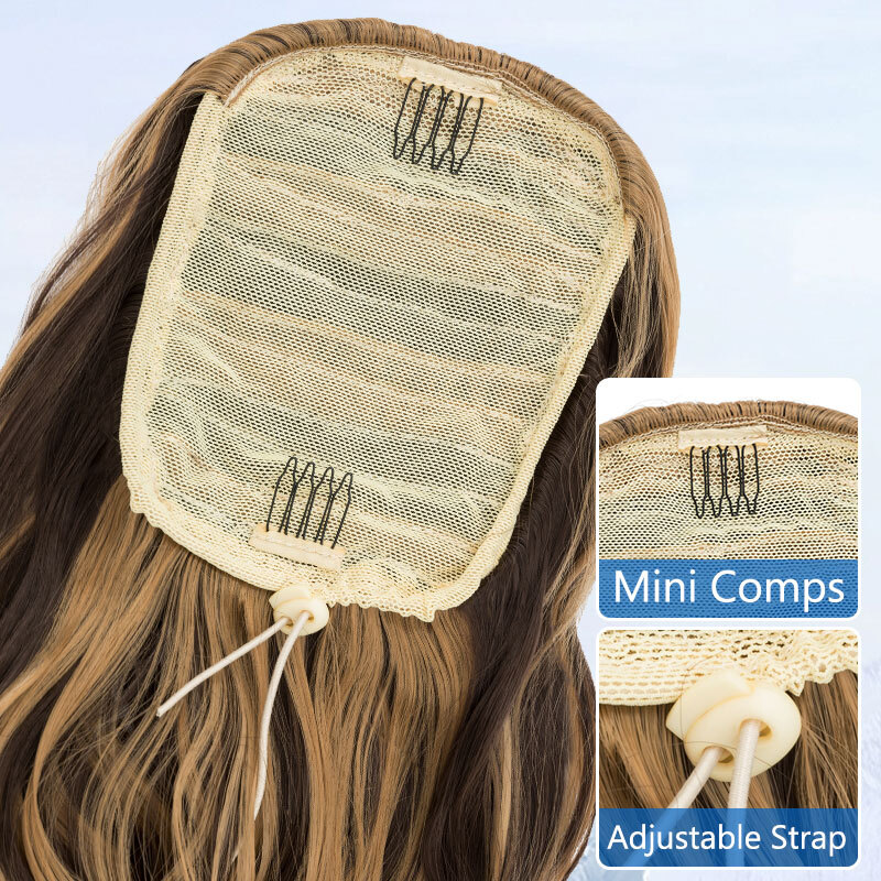 Thick Natural Pony Tail Clip In Drawstring Ponytail Wrap on Hair Extensions US