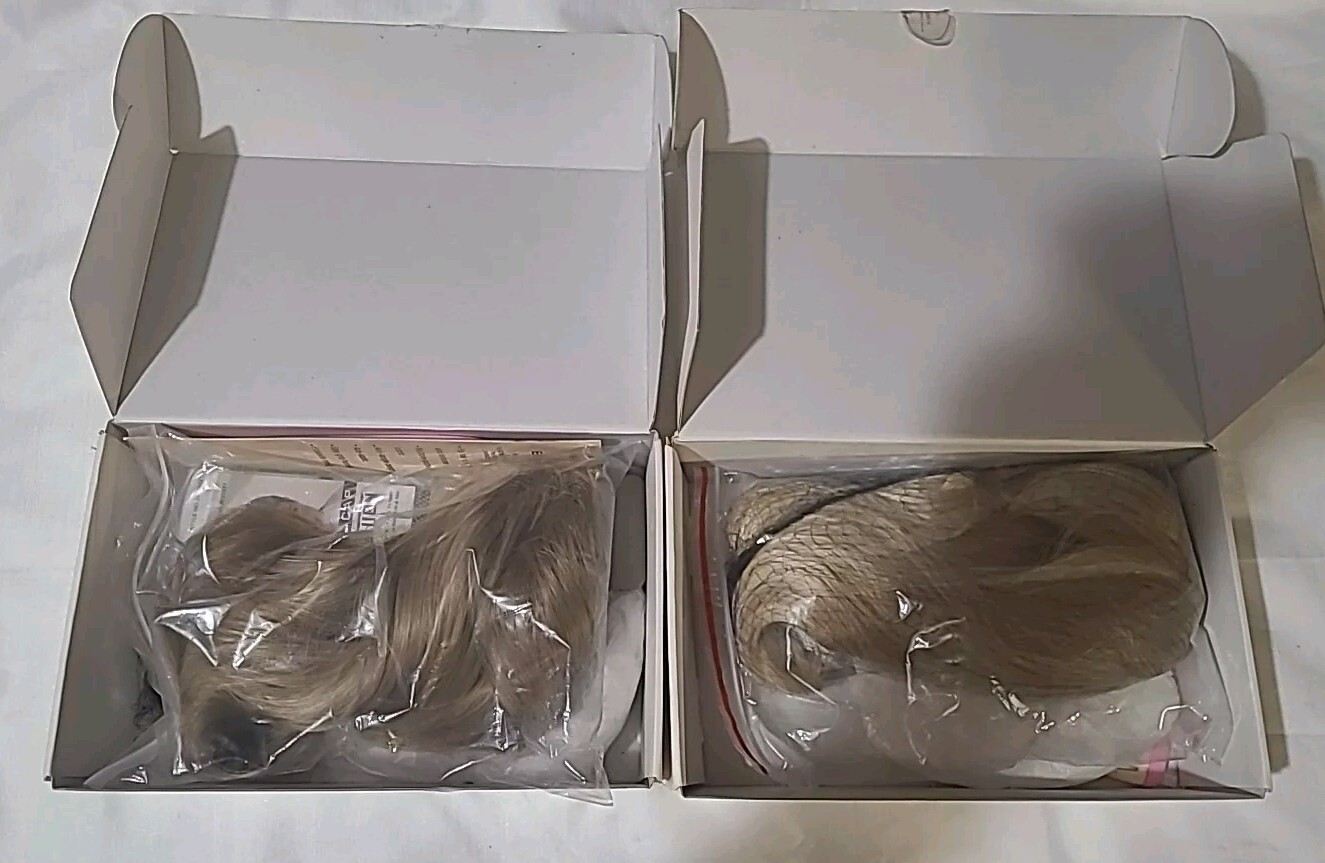 WIGSBUY NWT Medium Blonde Lob Wig for Women Wavy Curly Open Weft Cap
