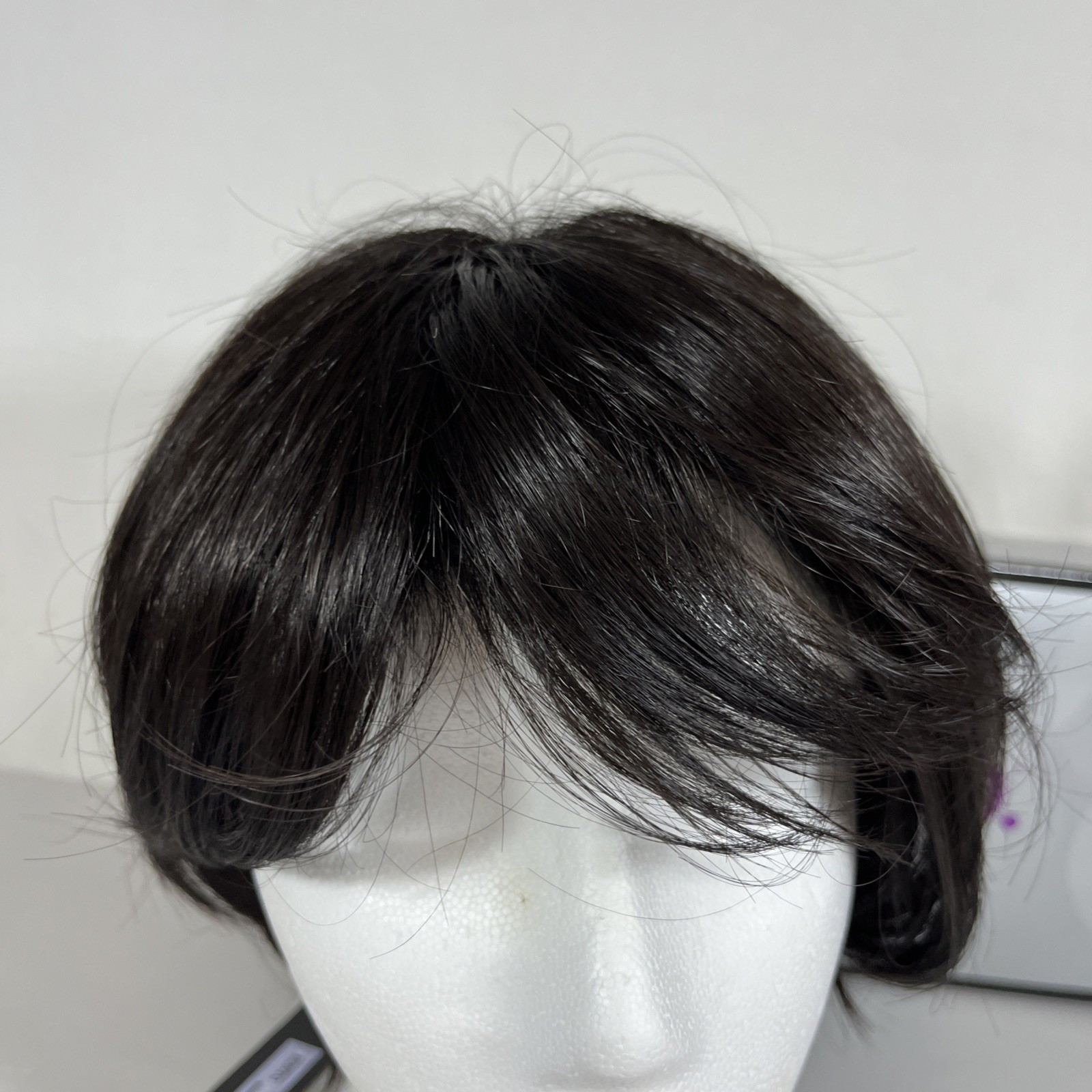 Textured Fringe Bob Wig Hairdo by HAIRUWEAR Midnight Brown Dark Brown R4