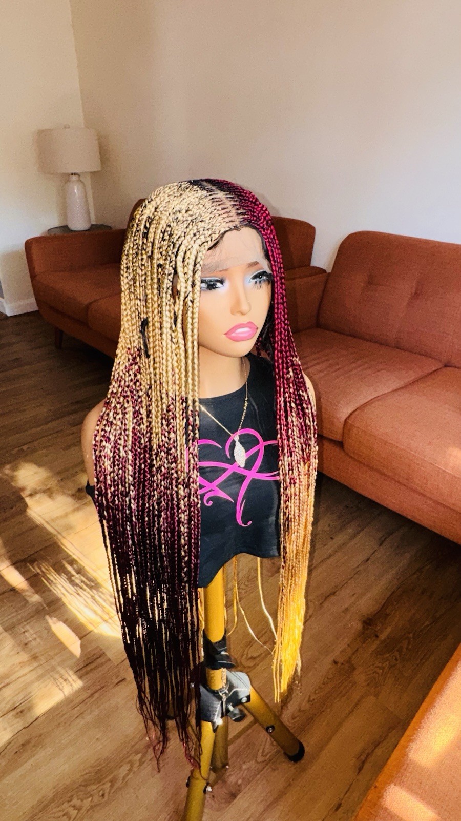braided 360 Frontal length READY TO SHIP