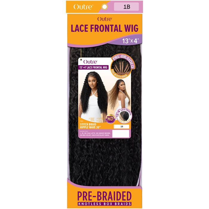 OUTRE 13X4 LACE FRONTAL WIG – STITCH BRAID RIPPLE WAVE 30″