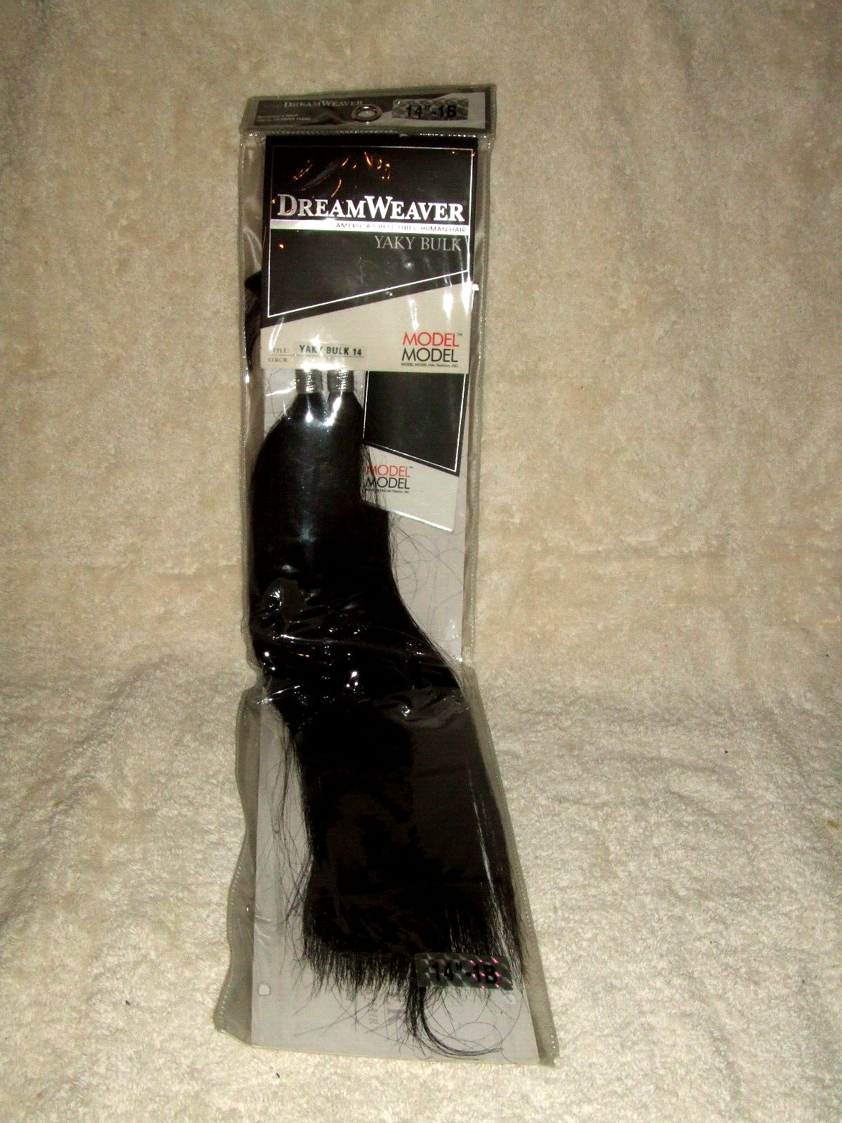 DreamWeaver Model Model Yaky Bulk 14″ 1B ~ 100% Human Hair ~ New
