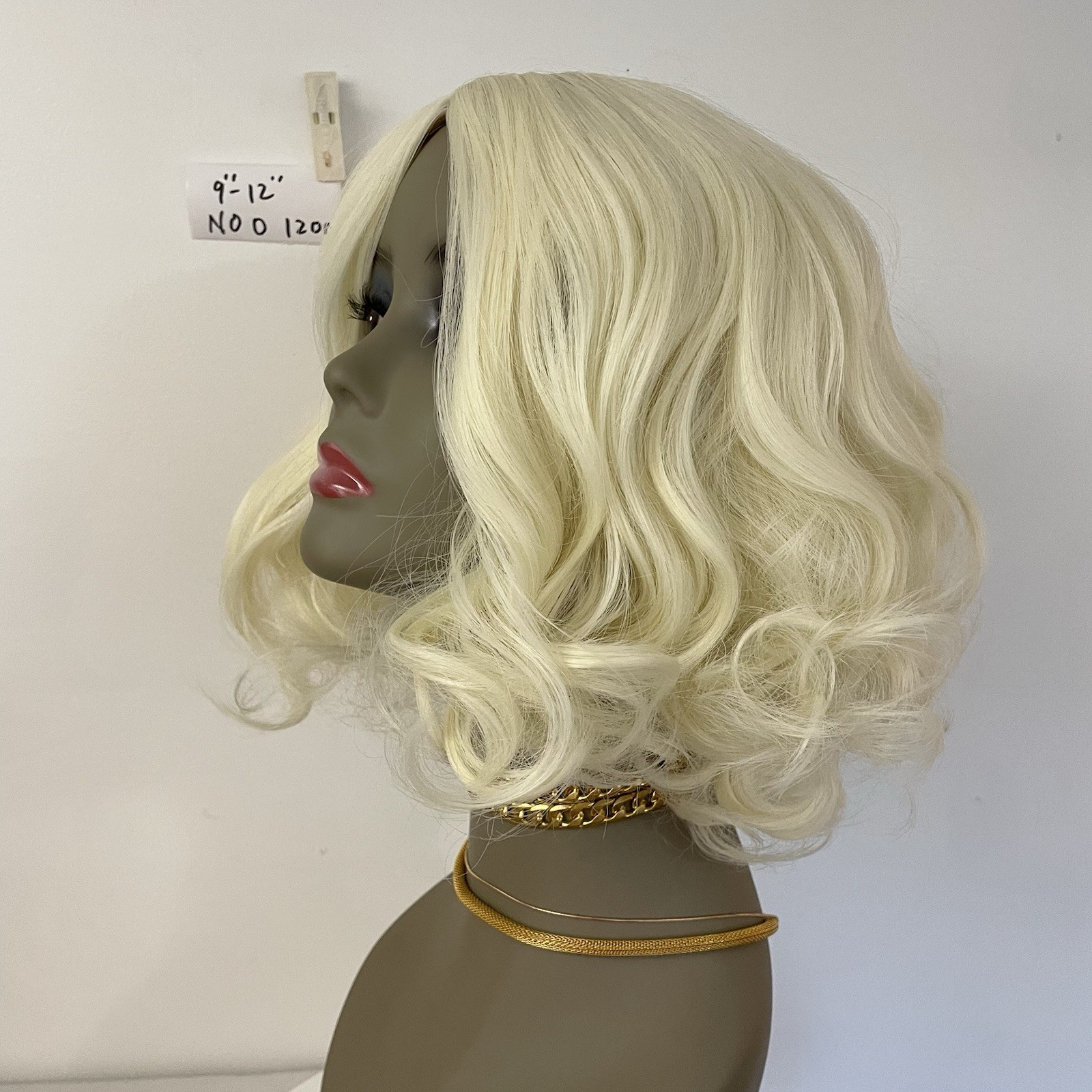 WIG. NO01200 (9-12 inch) adjustable elastic band