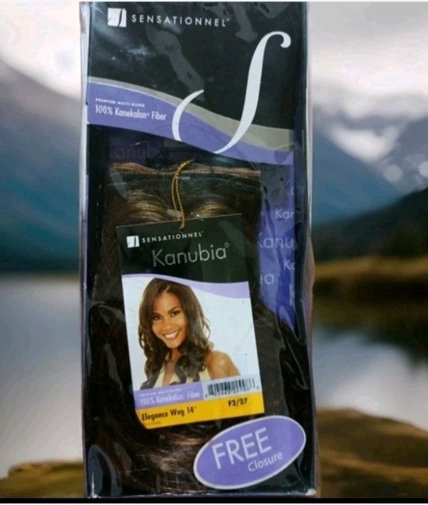 Sensationnel Kanubia Elegance WVG 14″ F2/27 Free Closure 100% Kanekalon Fiber