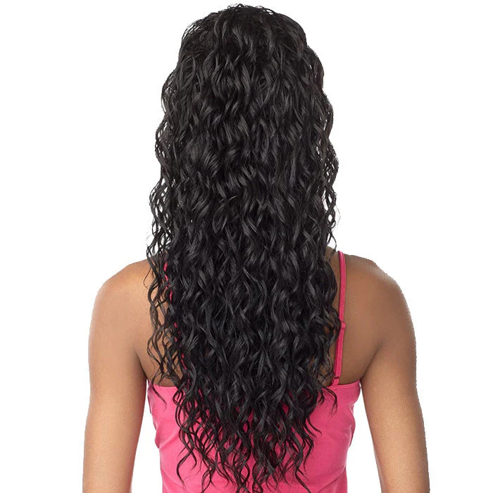 Sensationnel Premium Synthetic Drawstring Cap Up-Do Half Wig 27 – IWD 9