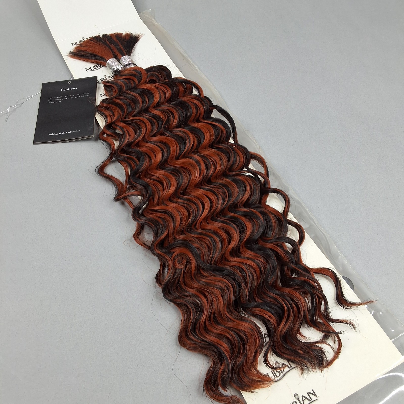 18″ Nubian Yaki Deep Wave #F1B/350 Bulk Micro Braiding Hair Boho