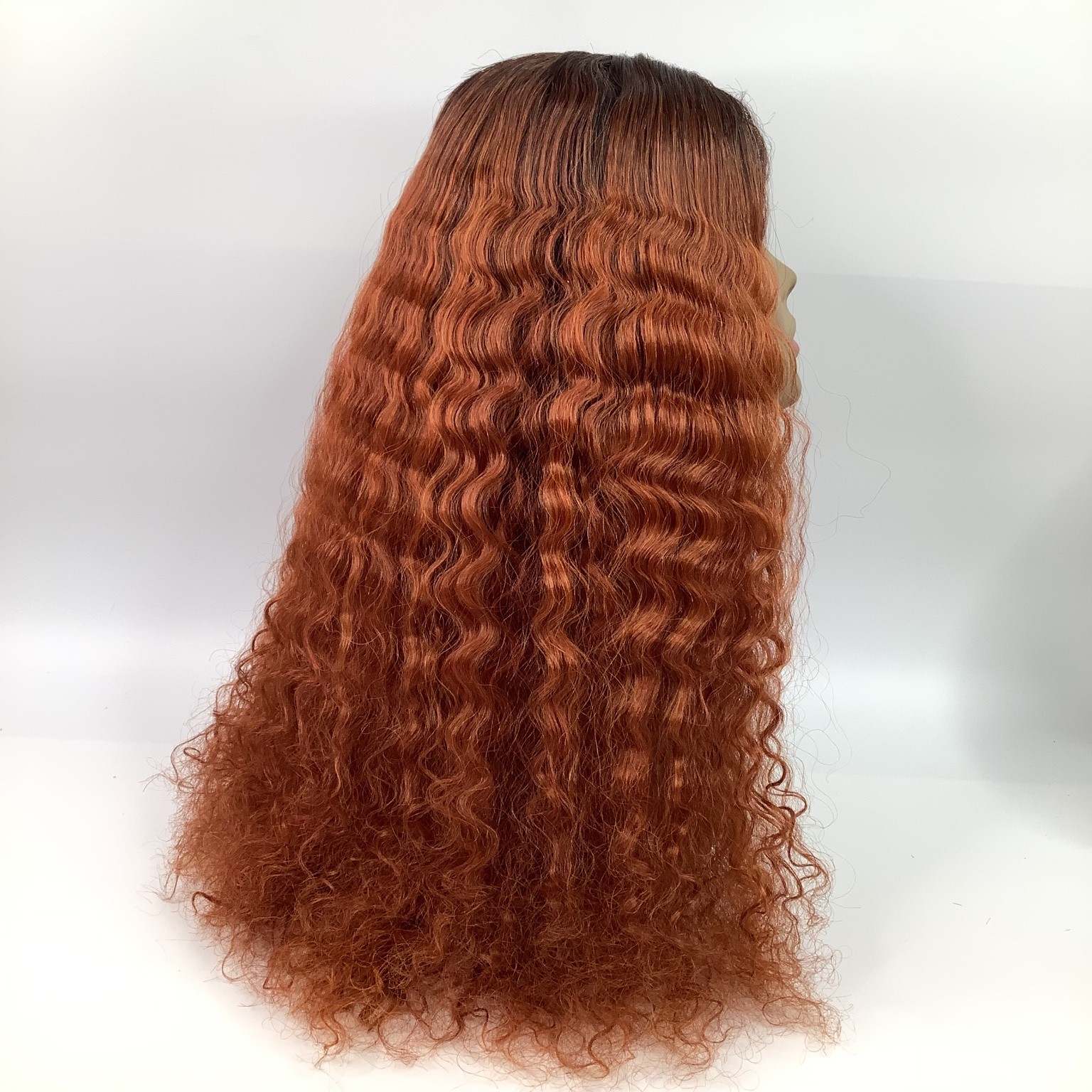 Outre Lace Front Wig Solana DR Sienna Copper Heat Resistant Fiber