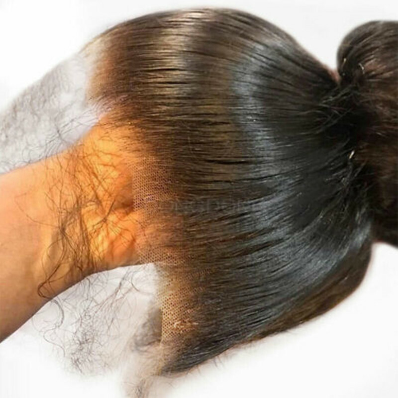 360 Lace Frontal Wigs Brazilian Straight Lace Front Human Hair Wigs Pre Plucked