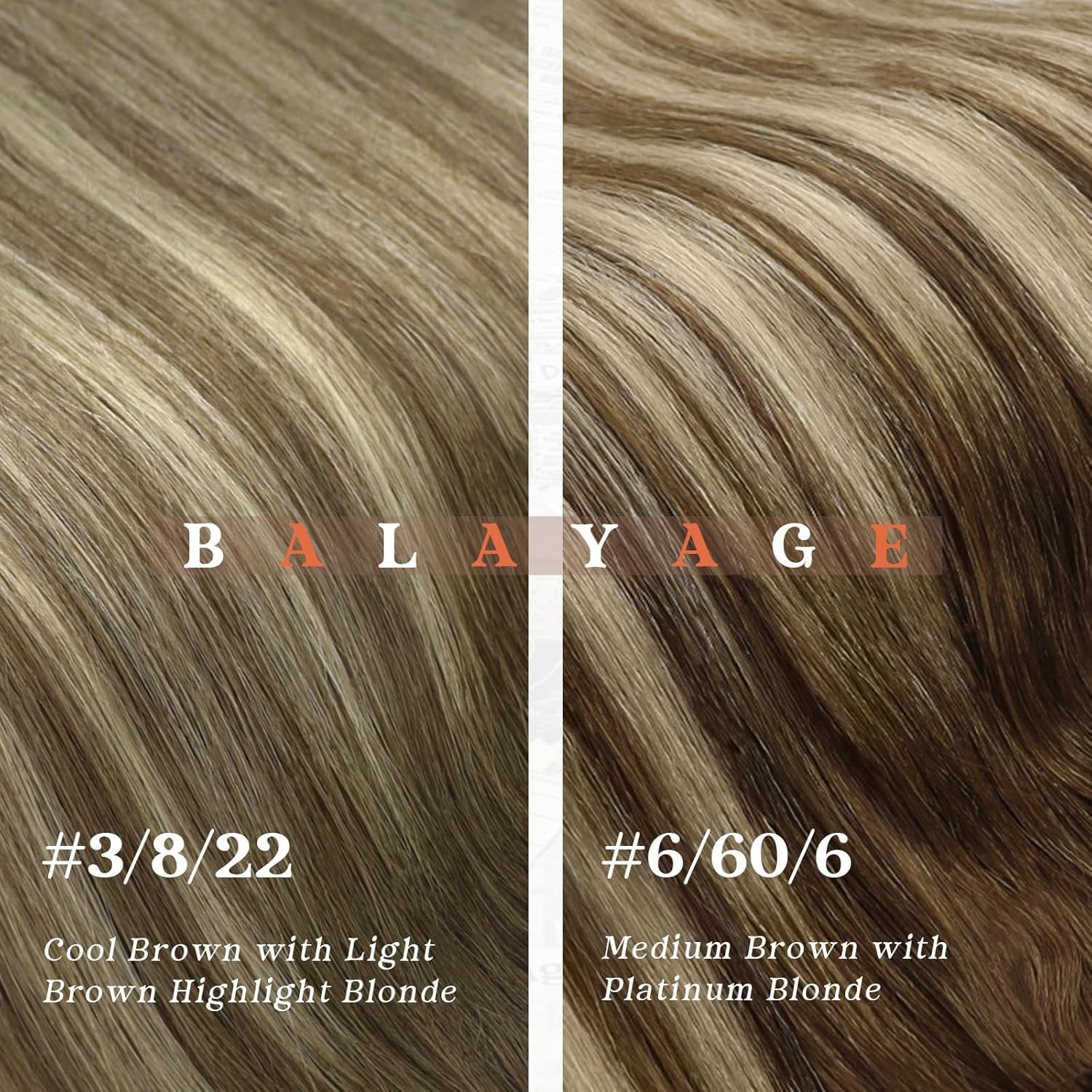 Sunny Hair U-TIP 16in Brown/Platinum Blonde Hair Extensions – UT_6-60-6_16_50G3