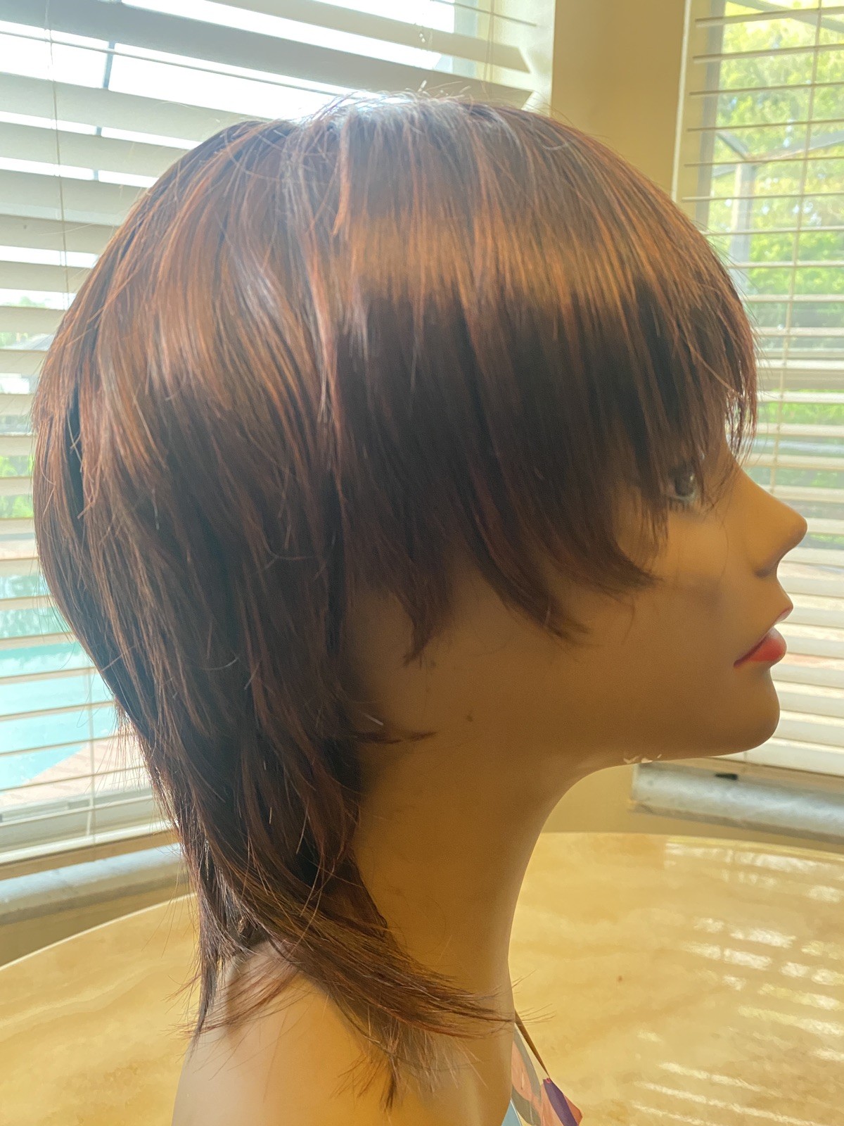 MODERN WAY FASHION PRINCESS WOMEN’S SYNTHETIC SHORT WIG – DARK BROWN
