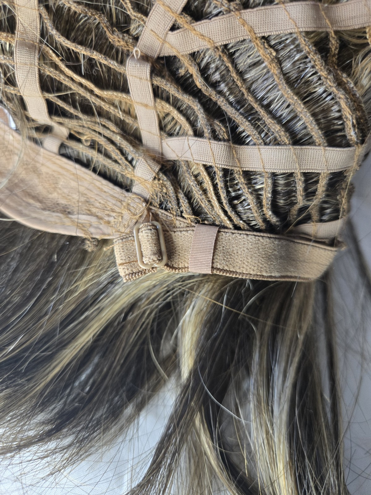 Weft Lace Top Wig Hairpiece Small/medium Adjustable Acrylic Highlights