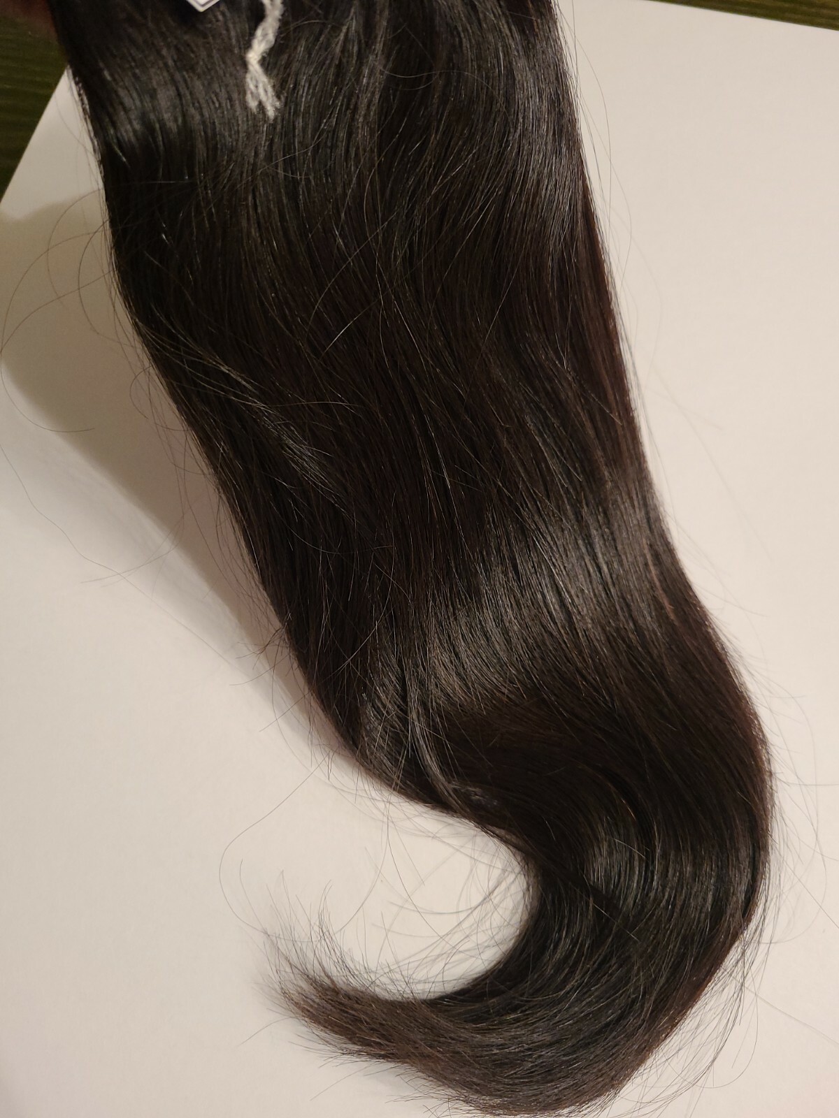 Human Hair 14″ Silky Straight #1B-( VIRGIN) Hair Bundle Made In INDONESIA