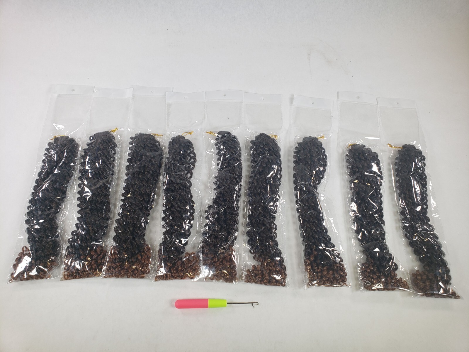 Pack Of 9 PCS Water Wave Passion Twist Crochet Hair Extensions 18″ T30#