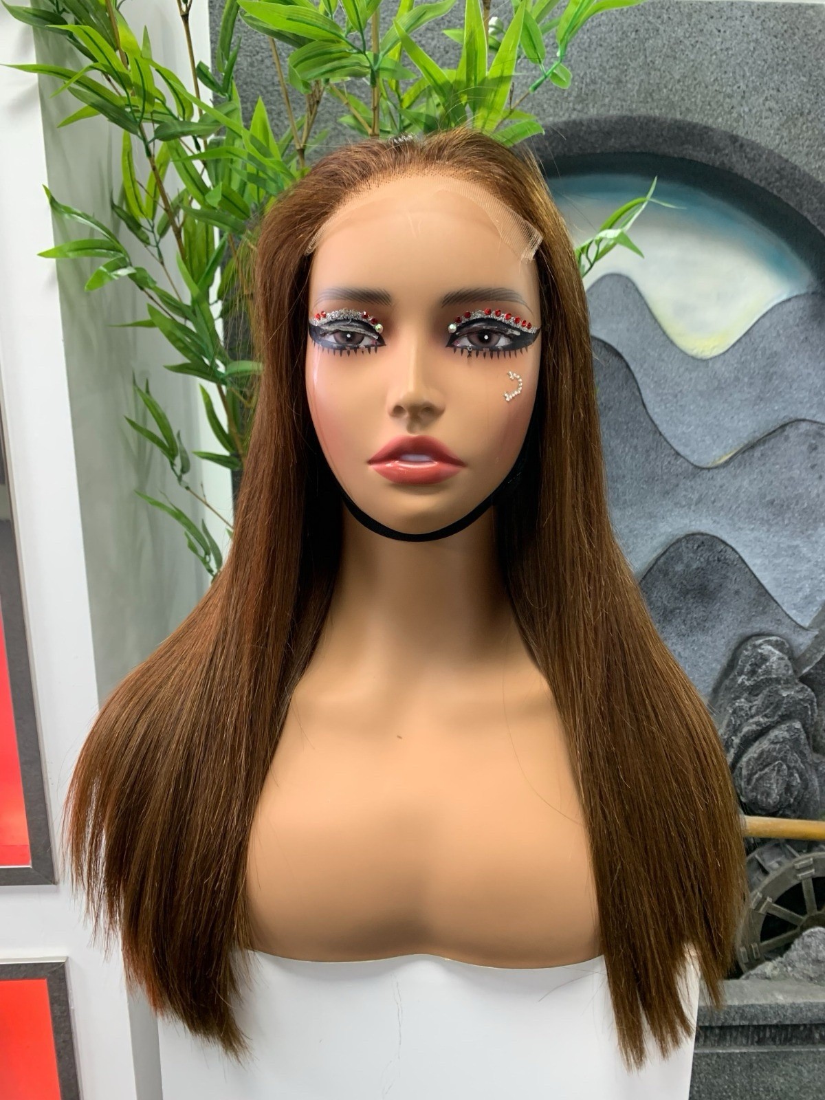 100% Human Hair, Layered 5×5 HD Lace Closure Wig, SDD, Straight, 210% density