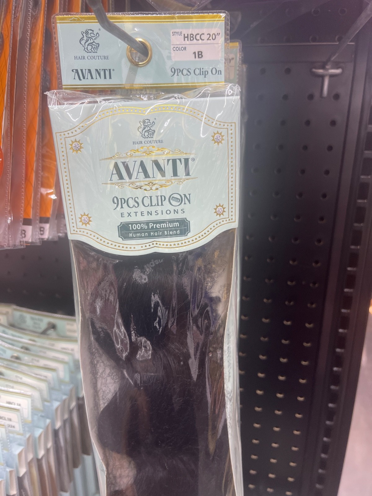 Avanti 9pcs Clip Extensions clip On Cascade Curl