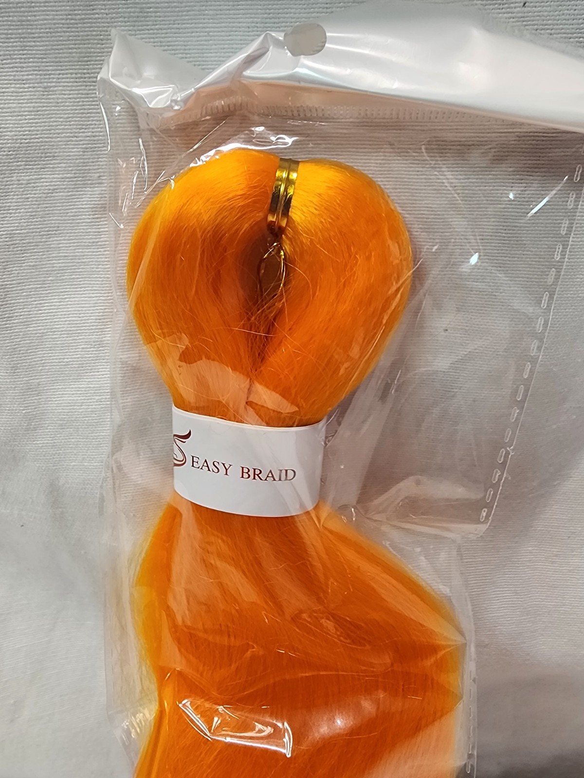 Msloosily Pre-Stretched Braiding Hair 8 PK 20 Inch Synthetic Twist Braids,Orange