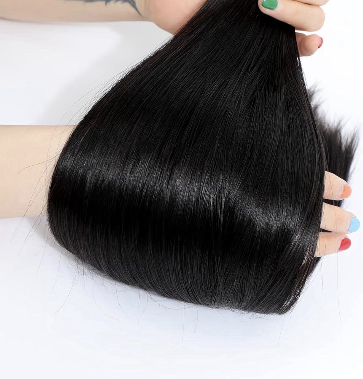 3 Bundles Grand Nature Raw Human Hair, 12, 14, 16 in, 311g
