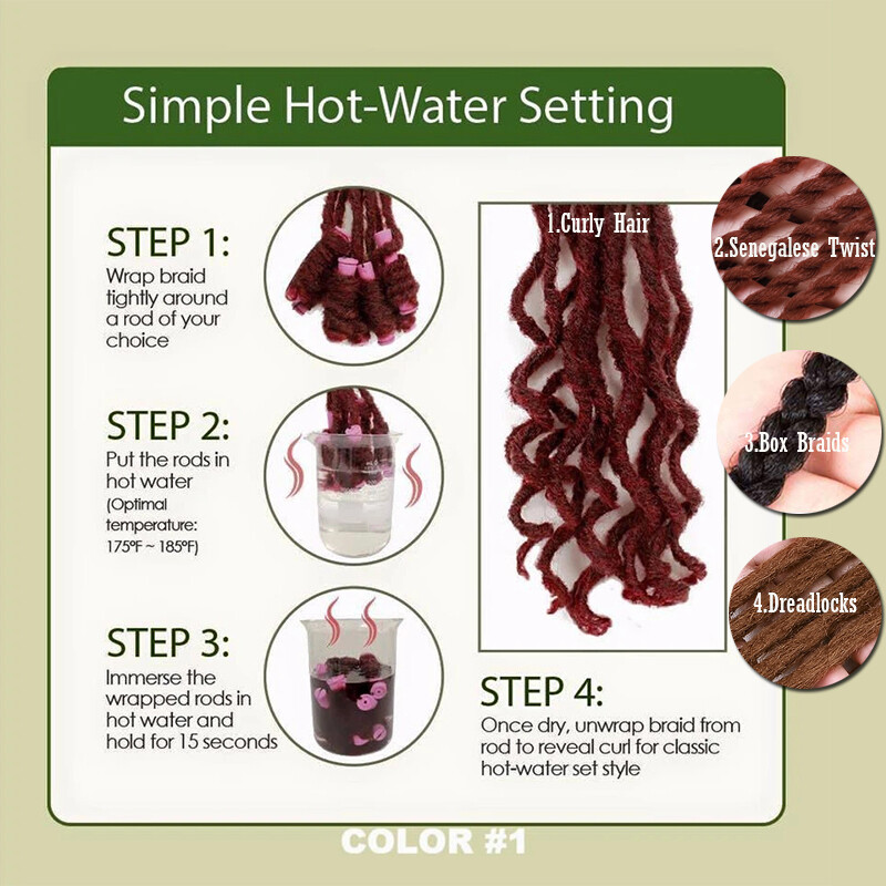 XPression Ultra Braid 100% Kanekalons Braiding Pre-Stretched Perm Hair Extension