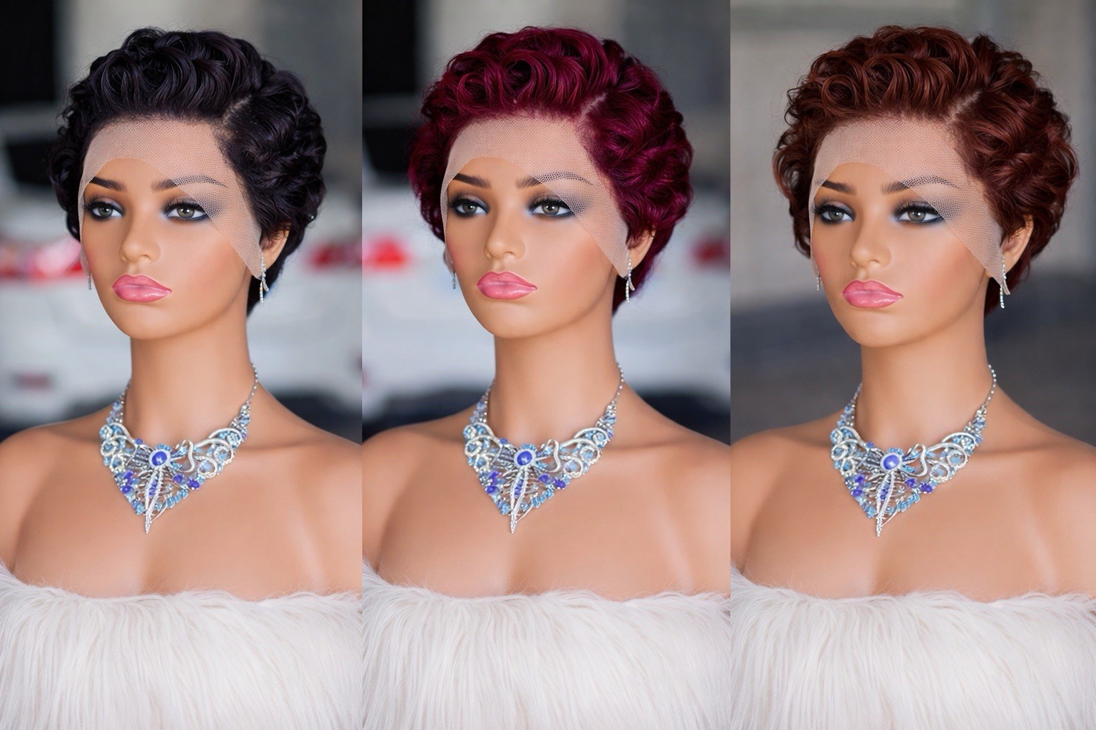 Short Pixie Cut Human Hair Wig – Finger Wave Style | Glueless | Pre-Plucked