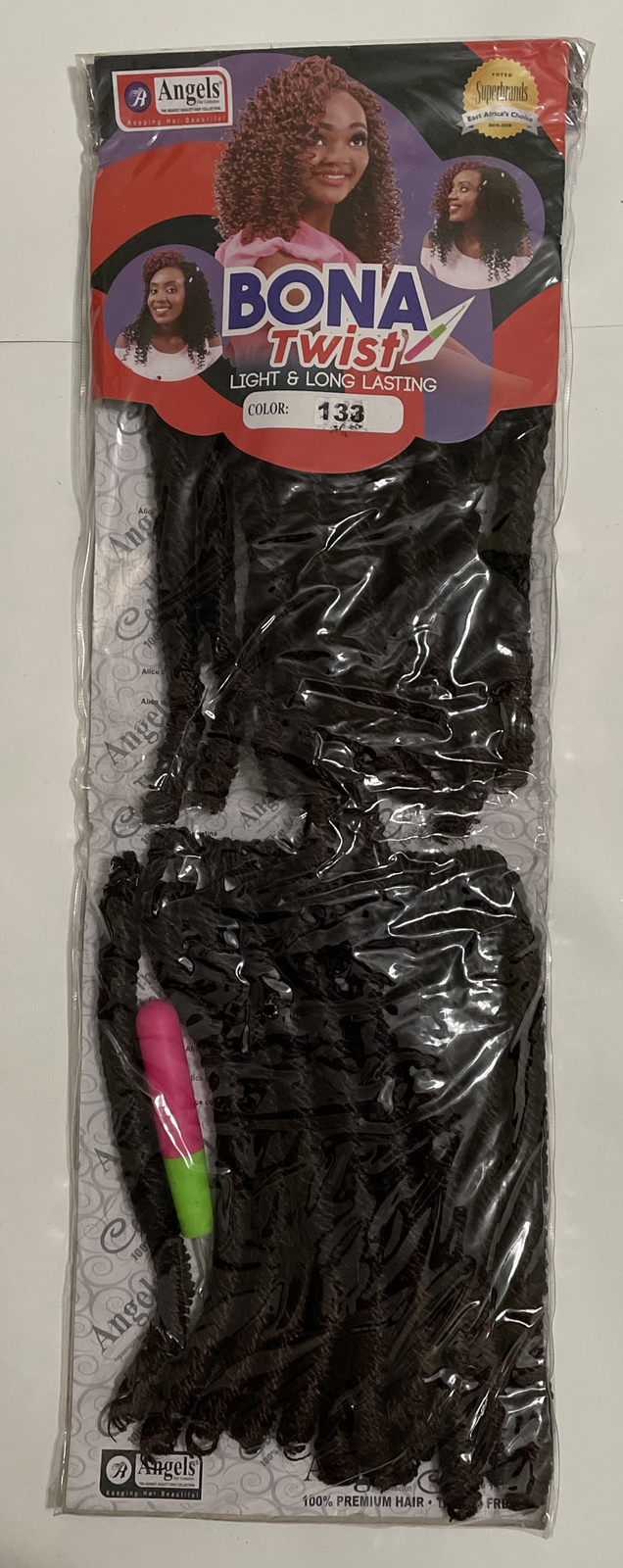 Bona Twist, Light & Long Lasting, Color 133, Angles Hair Collection