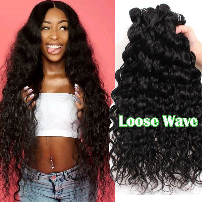 Malaysian Virgin Human Hair Weave Water Wave Weft 100G 1Bundle 100% Unprocessed