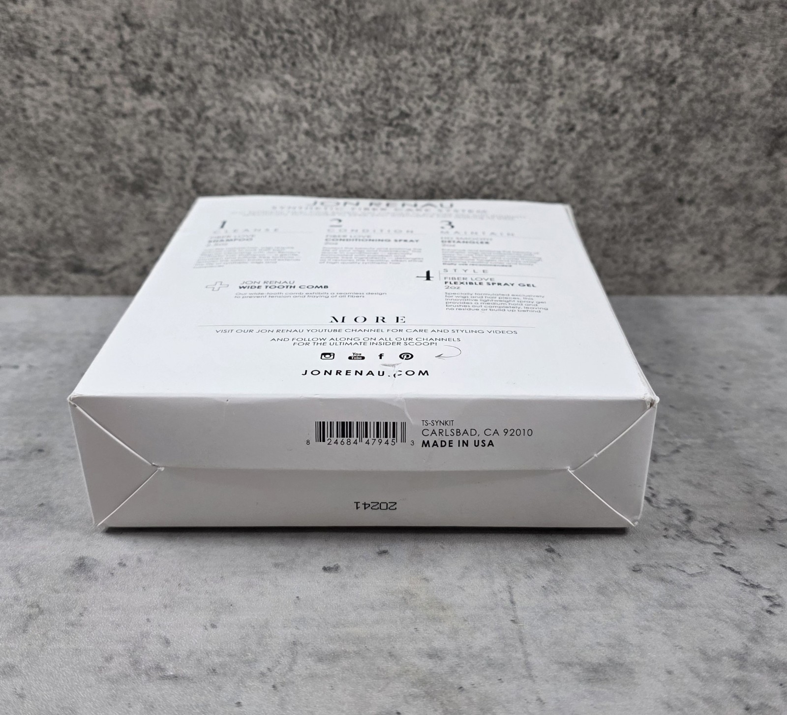 Jon Renau Wig Synthetic Fiber Love Care System 5pc Set – NEW Open Box