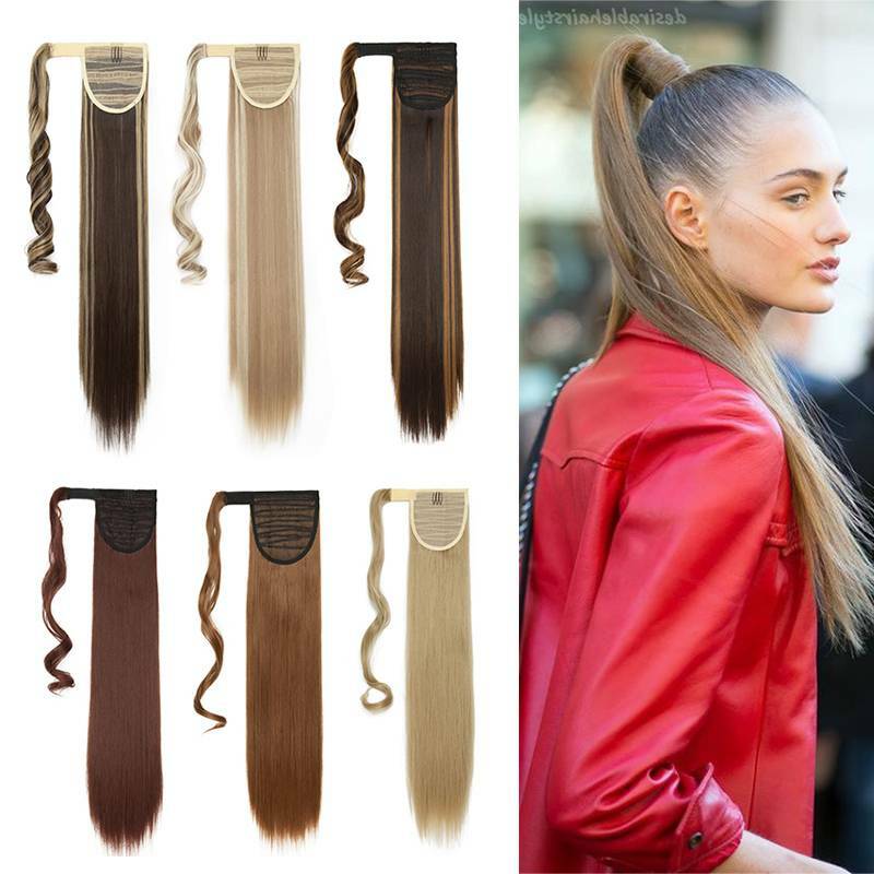 Lady Ponytail Real Natural Wrap on Clip in Hair Extension As Human Pony Tail US